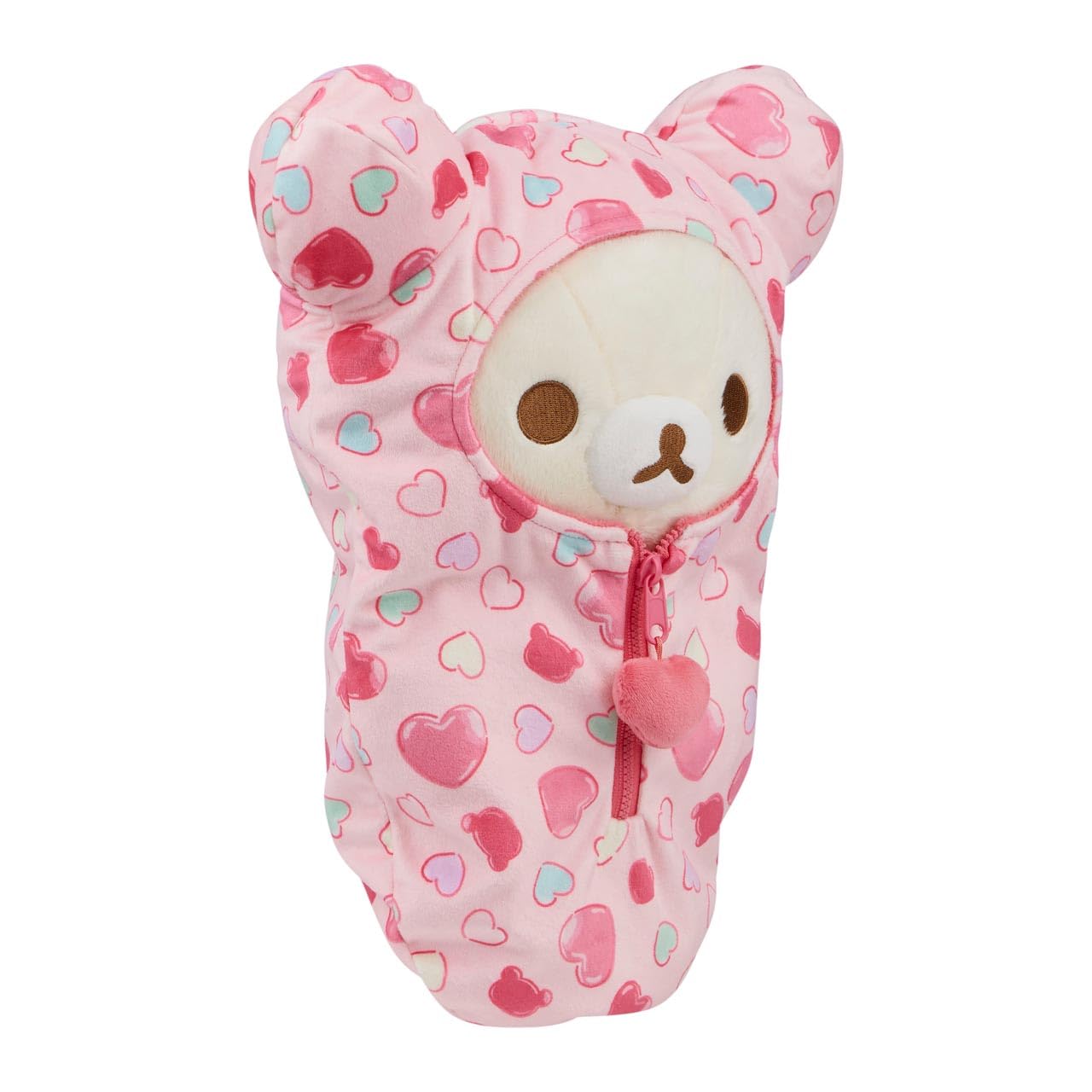 Amazon.com: San-X Original Rilakkuma Hearts Sleeping Bag Plush